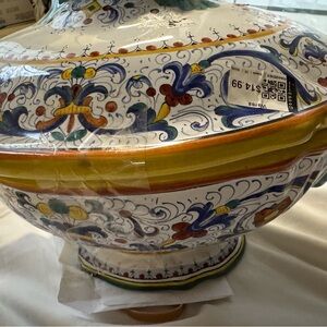 Vibrant Multicolor Ceramic Art Vase